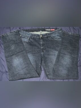 Izod Men's Indigo Straight-Leg Jeans